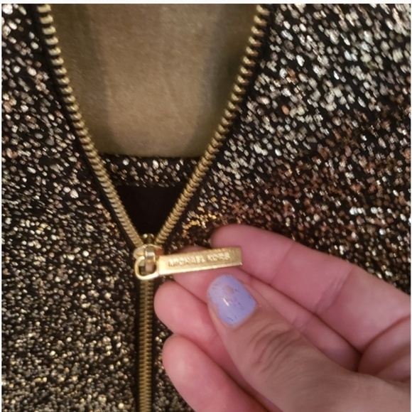💥Michael Michael Kors Gold Foil Dress - Picture 6 of 7